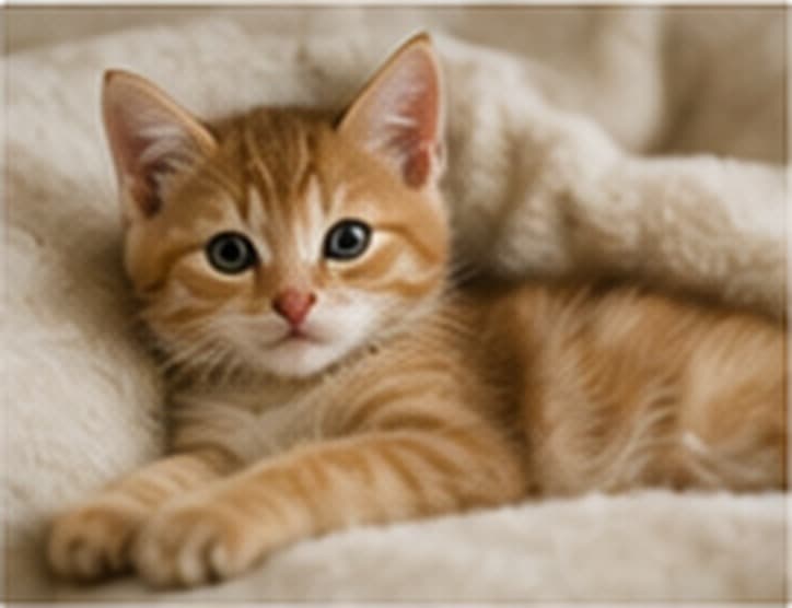 Katze entspannt in geschützter Umgebung